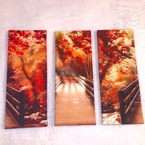 Art Decal Three Piece Wall Set